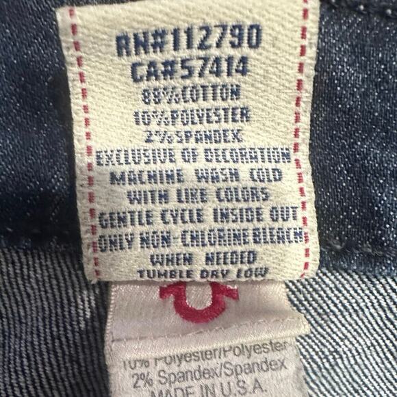 True Religion Billie Straight Leg Jeans EUC - Picture 8 of 9